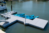 Dock Port with Kayaks