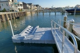Floating dock port view