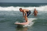 Catching Waves on a Surfboard