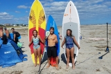 Group Ready to Paddle Surf