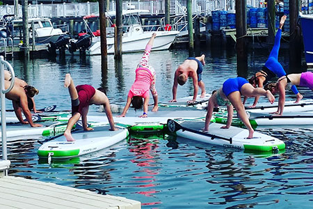 Paddleboard Yoga Flow in Ocean City NJ