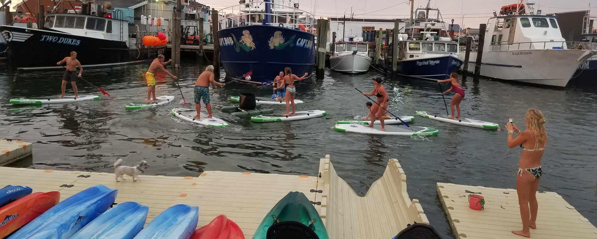 Paddleboarding Group