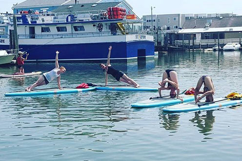 Paddleboard Yoga Retreat in Ocean City NJ